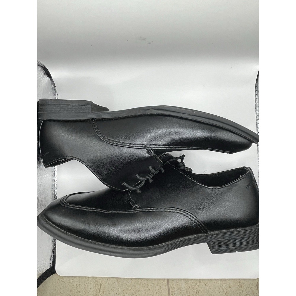Sonoma Alexander Boys Black Lace Up Oxford Dress Shoes Size 1 Church Wedding